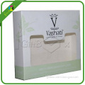 Folding Paper Cosmetic Storage Box Plastic Cosmetic Box with PVC Window